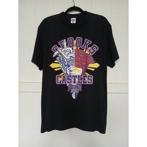 Crooks & Castles Manny Pacquiao T Shirt Mens XL Black Cotton Filipino Pacman
